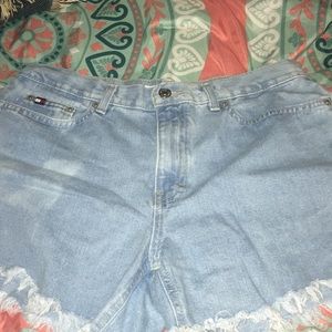 Vintage High Waisted Tommy Hilfiger Jean Shorts